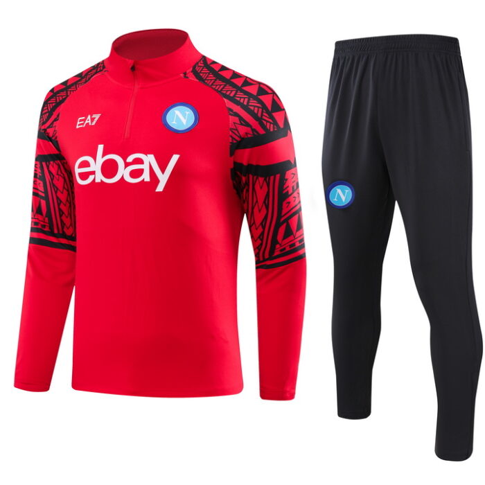 Mens Napoli 2023/24 Half-Zip Sweater+Pant 902 - Image 4