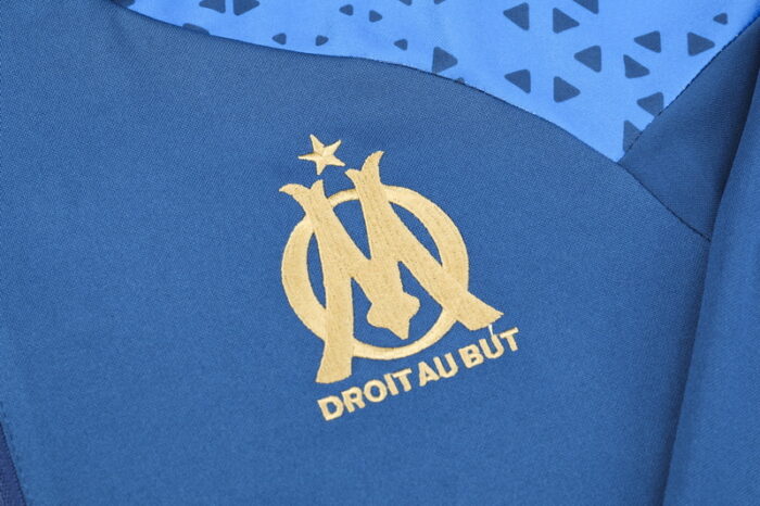 Mens Olympique Marseille 2023/24 Half-Zip Sweater+Pant 902 – view 5