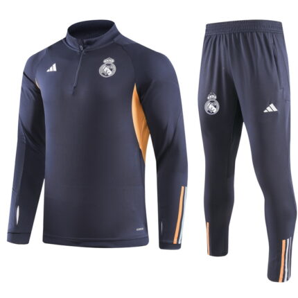 Mens Real Madrid 2023/24 Half-Zip Sweater+Pant 902