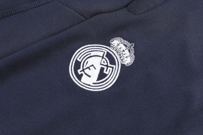 Mens Real Madrid 2023/24 Half-Zip Sweater+Pant 902 - Image 3