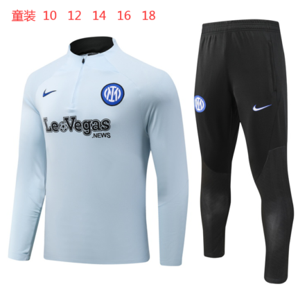 Kids Inter Milan 2023/24 Half-Zip Sweater+Pant 902