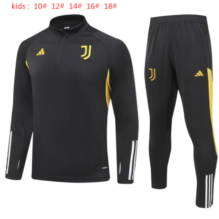 Kids Juventus 2023/24 Half-Zip Sweater+Pant 902