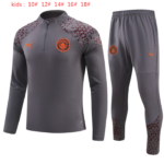 Kids Manchester City 2023/24 Half-Zip Sweater+Pant 902