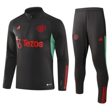Kids Manchester United 2023/24 Half-Zip Sweater+Pant 902
