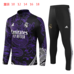Kids Real Madrid 2023/24 Half-Zip Sweater+Pant 902