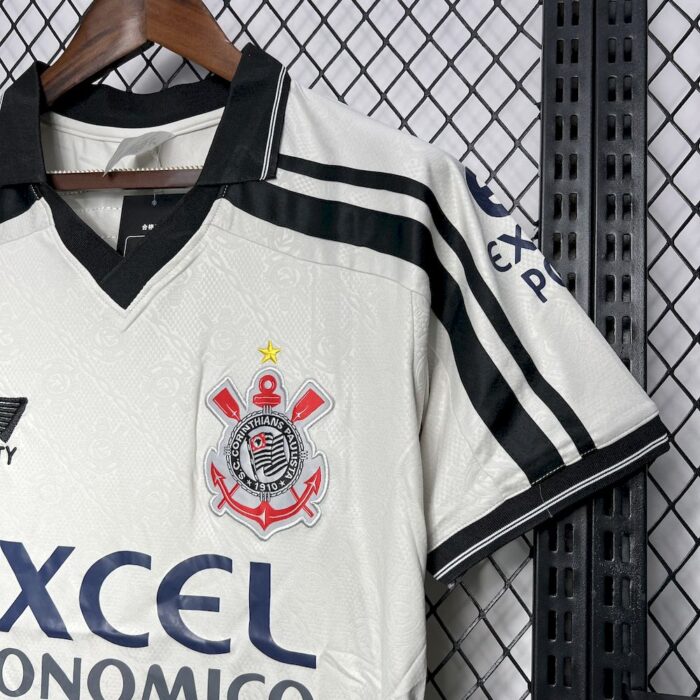 Retro Corinthians 1998 Home Jersey - Image 3