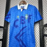 Retro Brazil 1991/93 Away Jersey - Image 4