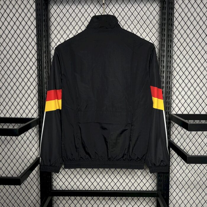 Mens Germany 2024 Black Windbreaker - Image 2