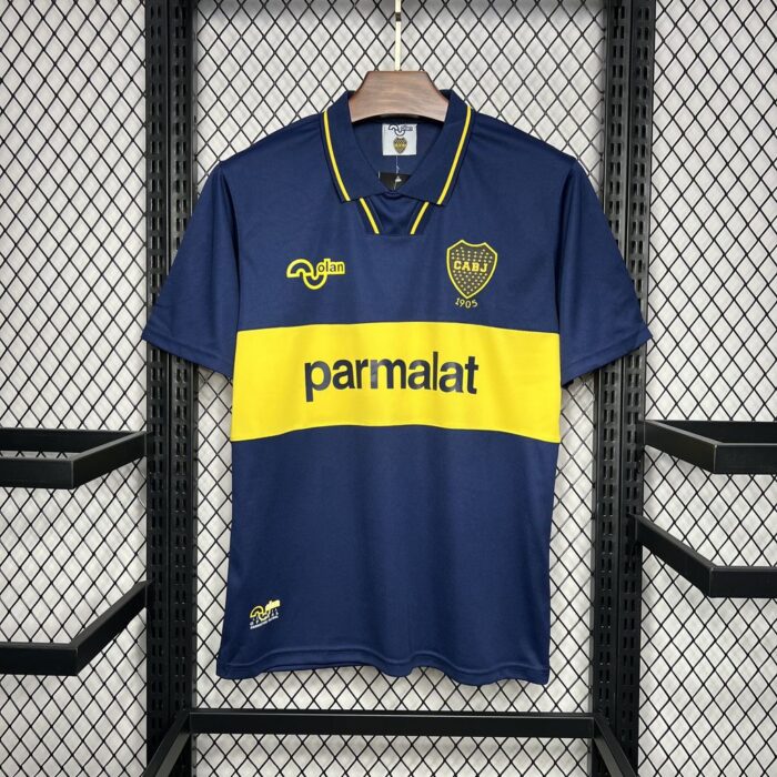 Retro Boca Juniors 1994/95 Home Jersey - Image 4
