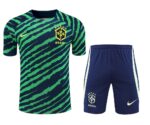 Mens Brazil 2022/23 Training Jersey+Short 418