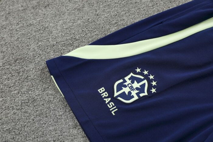Mens Brazil 2022/23 Training Jersey+Short 418 - Image 4