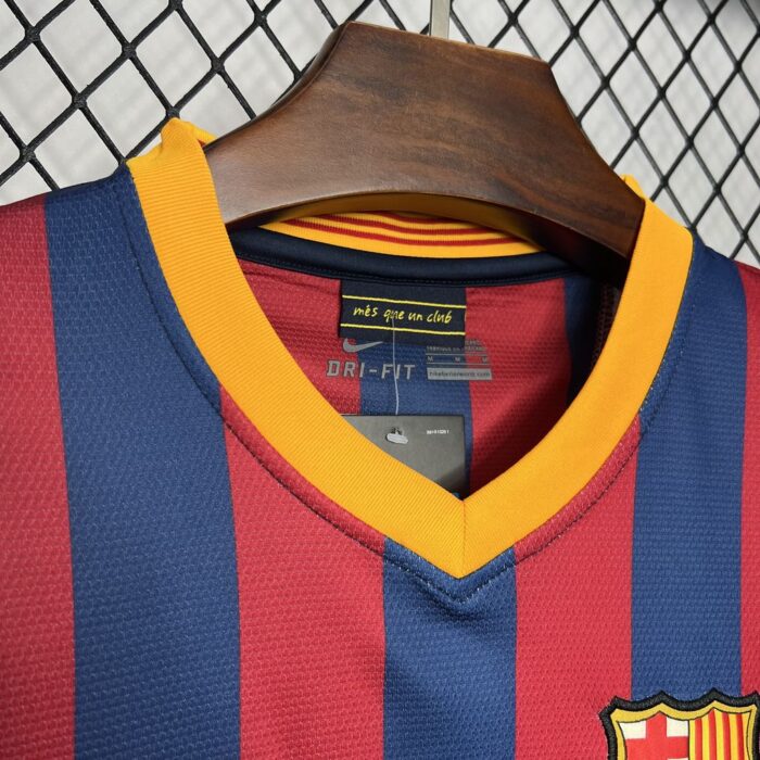 Retro Barcelona 2013/14 Home Jersey - Image 5