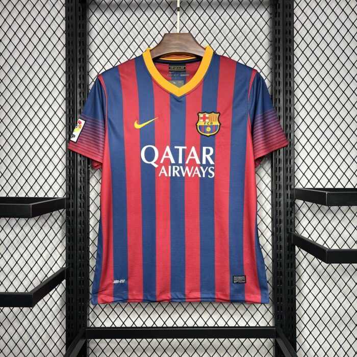 Retro Barcelona 2013/14 Home Jersey - Image 4