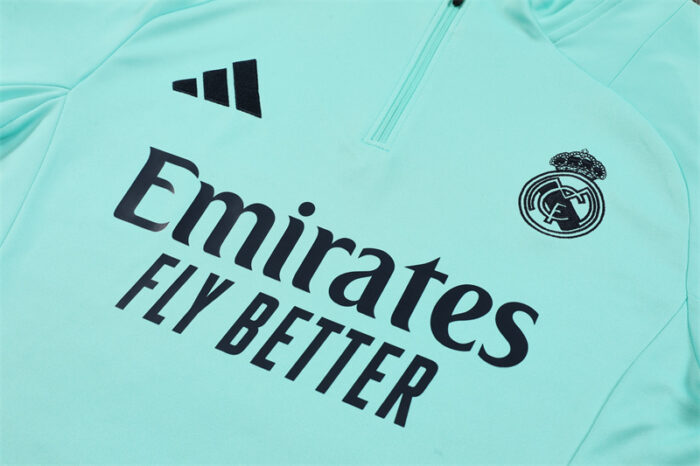 Mens Real Madrid 2024/25 Half-Zip Sweater+Pant 14001 - Image 5