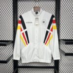 Mens Germany 2024 White Windbreaker