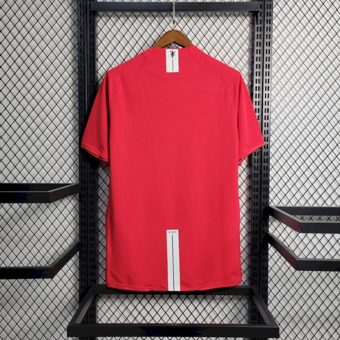 Retro Manchester United 2007/08 Home UCL Jersey - Image 2