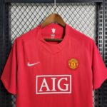 Retro Manchester United 2007/08 Home Jersey - Image 4