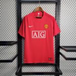 Retro Manchester United 2007/08 Home Jersey - Image 3