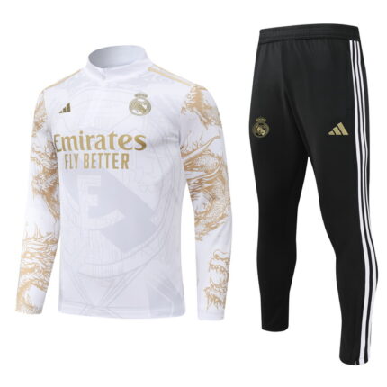 Mens Real Madrid 2024/25 Half-Zip Sweater+Pant 902