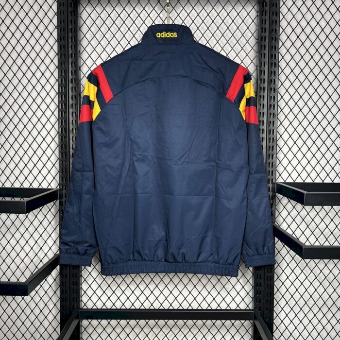 Mens Spain 1996 Woven Embroidered Retro Windbreaker - Image 2