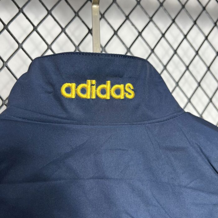 Mens Spain 1996 Woven Embroidered Retro Windbreaker - Image 4