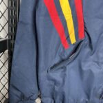 Mens Spain 1996 Woven Embroidered Retro Windbreaker - Image 3