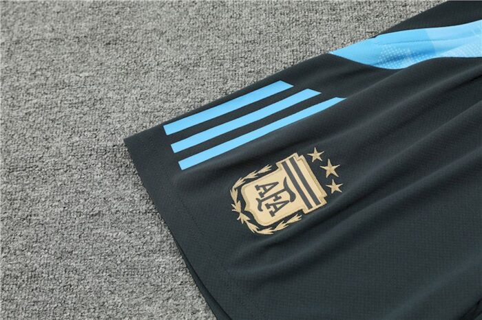 Mens Argentina 2023/24 Training Jersey+Short 14001 - Image 4