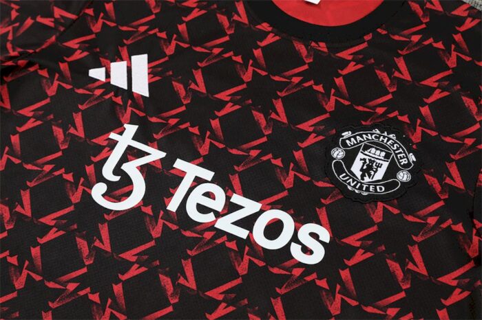 Mens Manchester United 2024/25 Training Jersey+Short 14001 - Image 3