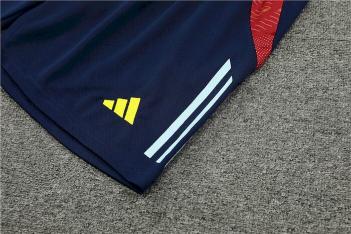 Mens Spain 2024/25 Training Jersey+Short 14001 - Image 4