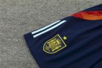 Mens Spain 2024/25 Training Jersey+Short 14001 - Image 3