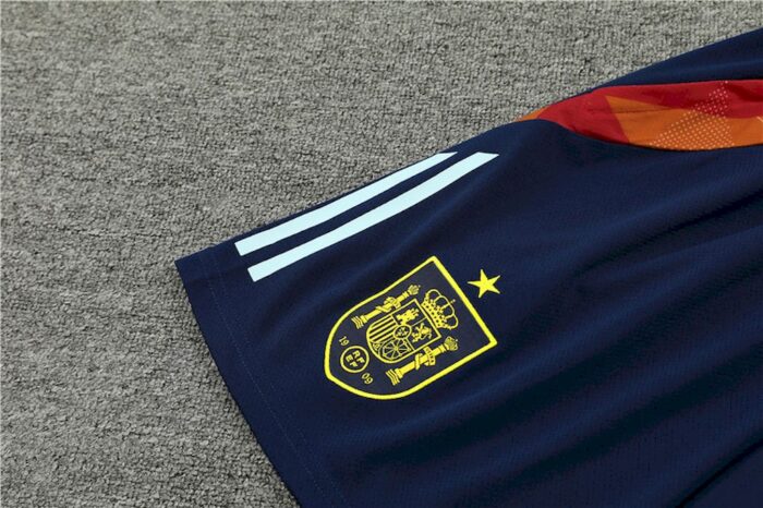 Mens Spain 2024/25 Training Jersey+Short 14001 - Image 3