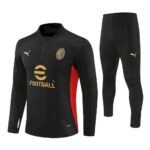 Mens AC Milan 2024/25 Half-Zip Sweater+Pant 14001