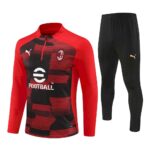 Mens AC Milan 2024/25 Half-Zip Sweater+Pant 14001