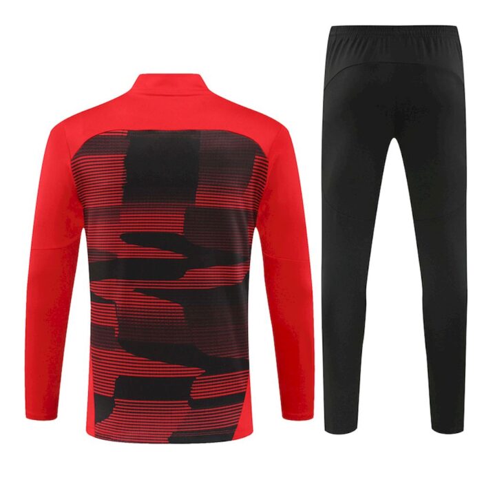 Mens AC Milan 2024/25 Half-Zip Sweater+Pant 14001 - Image 2