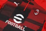 Mens AC Milan 2024/25 Half-Zip Sweater+Pant 14001 - Image 3