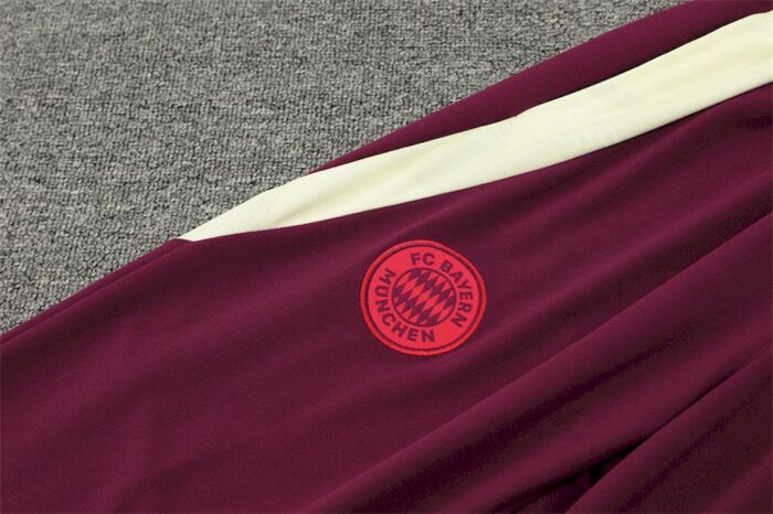 Mens Bayern Munich 2024/25 Half-Zip Sweater+Pant 14001 - Image 3