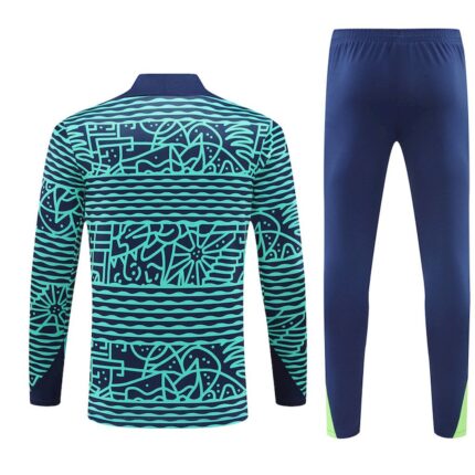Mens Brazil 2024/25 Half-Zip Sweater+Pant 14001 – view 2