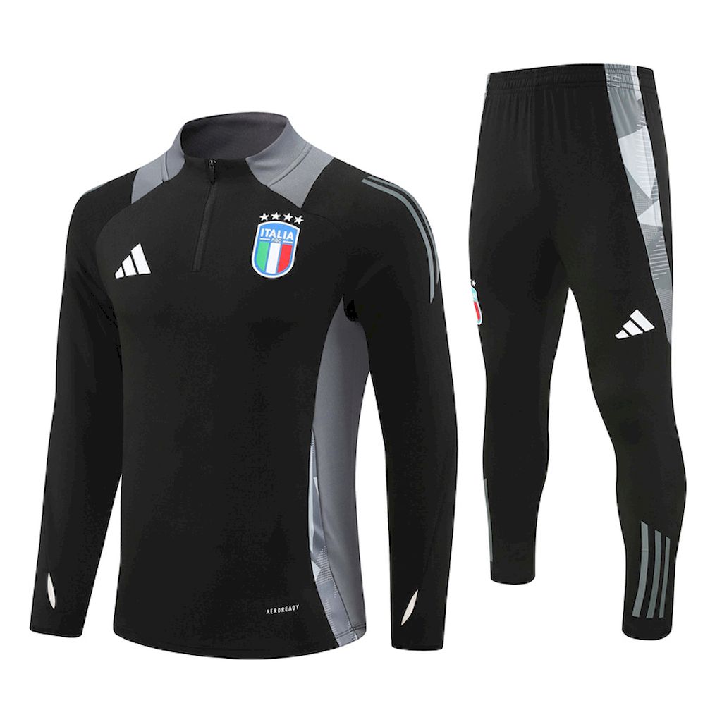 Mens Italy 2024/25 Half-Zip Sweater+Pant 14001 - Image 1