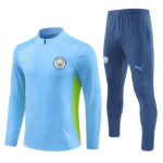 Mens Manchester City 2024/25 Half-Zip Sweater+Pant 14001