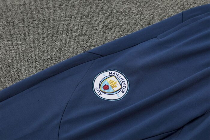 Mens Manchester City 2024/25 Half-Zip Sweater+Pant 14001 - Image 4
