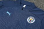 Mens Manchester City 2024/25 Half-Zip Sweater+Pant 14001 - Image 3