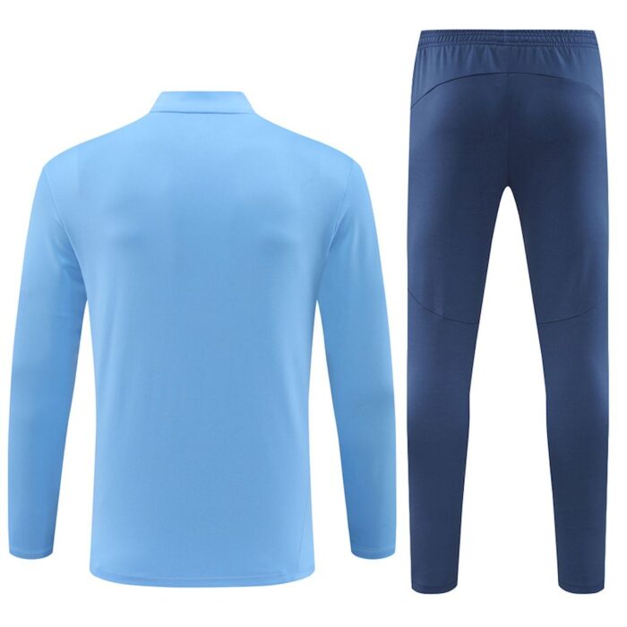 Mens Manchester City 2024/25 Half-Zip Sweater+Pant 14001 - Image 2