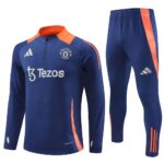 Mens Manchester United 2024/25 Half-Zip Sweater+Pant 14001