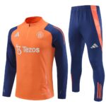 Mens Manchester United 2024/25 Half-Zip Sweater+Pant 14001