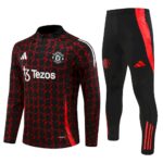 Mens Manchester United 2024/25 Half-Zip Sweater+Pant 14001