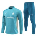 Mens Olympique Marseille 2024/25 Half-Zip Sweater+Pant 14001