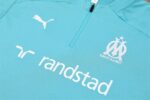 Mens Olympique Marseille 2024/25 Half-Zip Sweater+Pant 14001 - Image 4