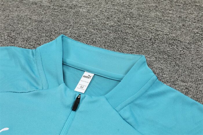 Mens Olympique Marseille 2024/25 Half-Zip Sweater+Pant 14001 - Image 3