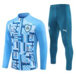 Mens Olympique Marseille 2024/25 Half-Zip Sweater+Pant 14001