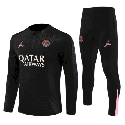 Mens Paris Saint-Germain 2024/25 Half-Zip Sweater+Pant 14001
